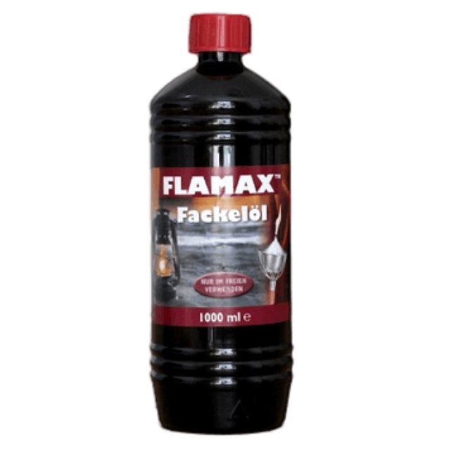 Fackelöl in 1 Liter Flaschen - Flamax