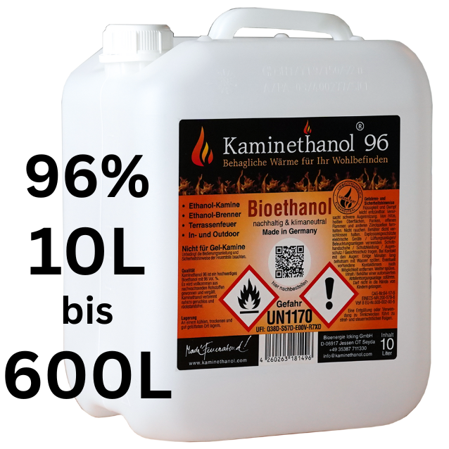 Bioethanol 96,6% im 10-L-Kanister